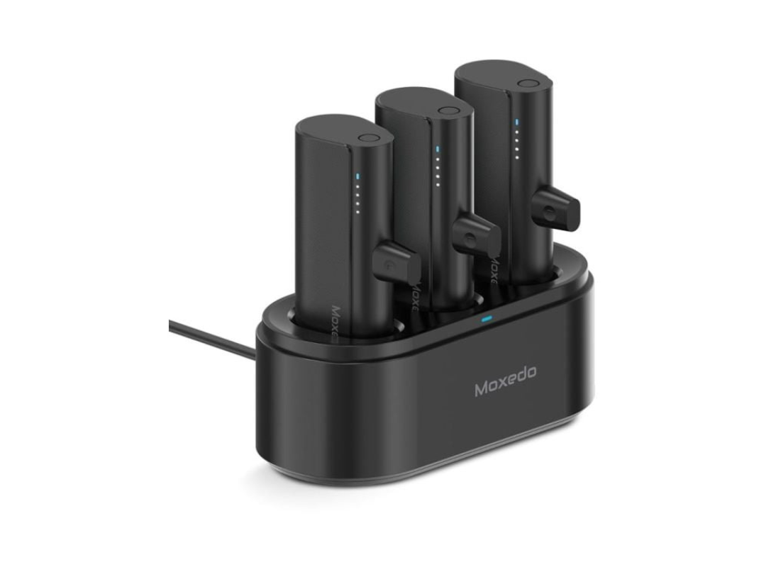 Moxedo 3-in-1 Power Bank 5000mAh Black MX-PBH033-BK Moxedo 3-in-1 Power Bank 5000mAh Black MX-PBH033-BK